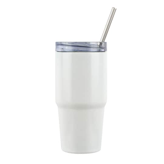 16 Pack: 24oz. Stainless Steel Sublimation Travel Tumbler by Make Market®